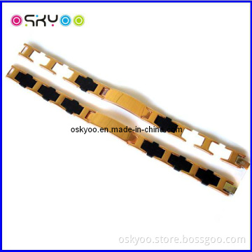Titanium Silicone Power Energy Bracelet with Magnet (P071)